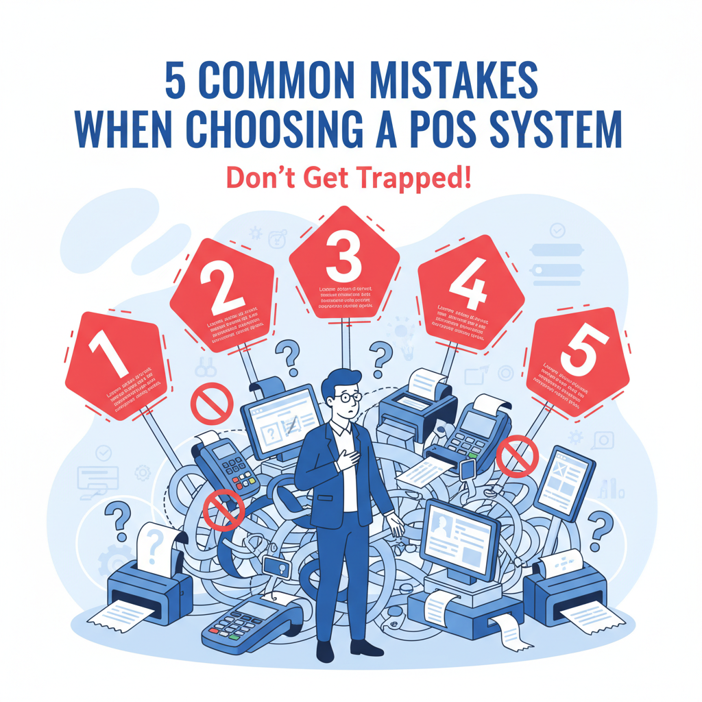 5 most common mistakes when choosing a POS system
